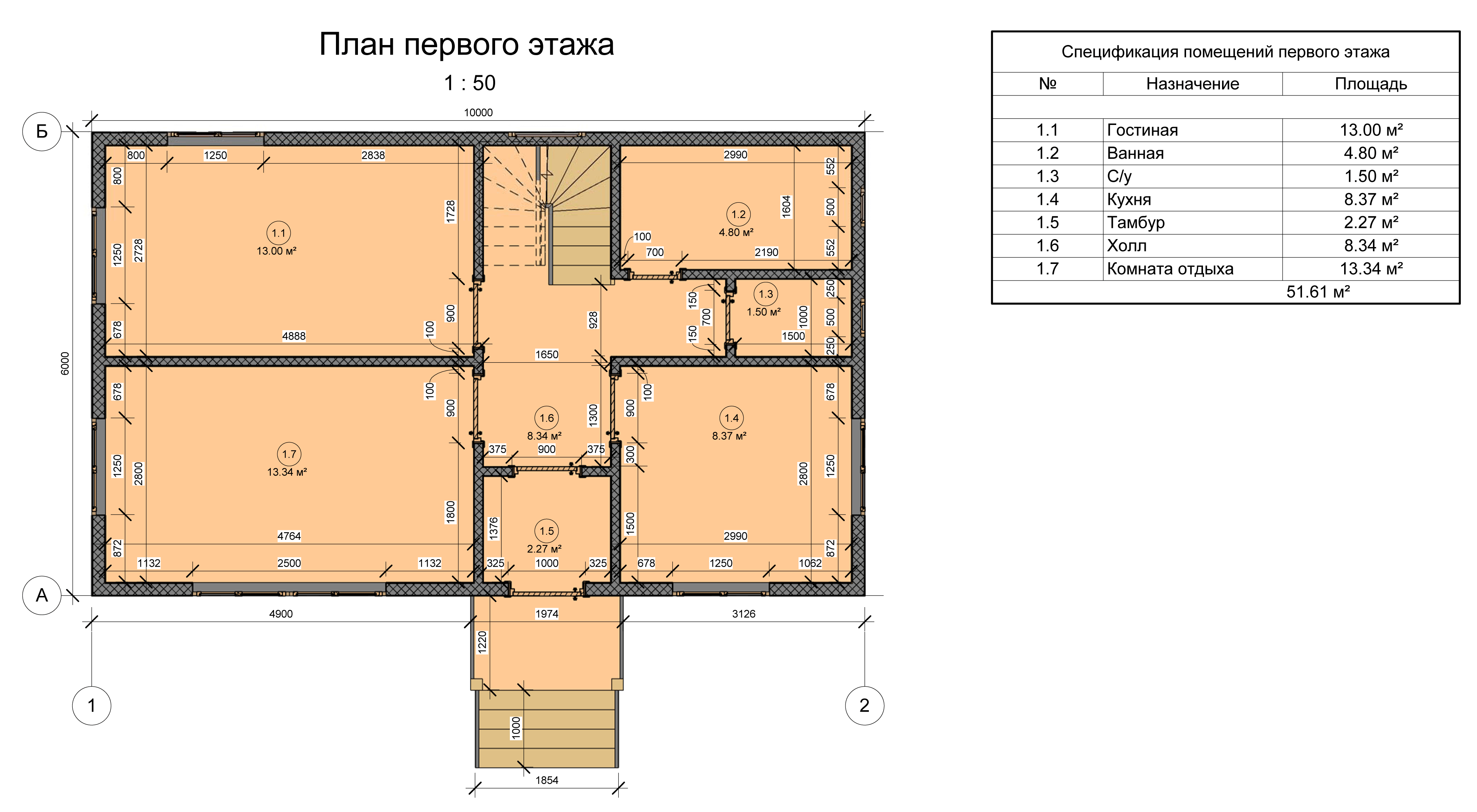 Проект каркасного дома 6 на 10 бесплатно Лидер.